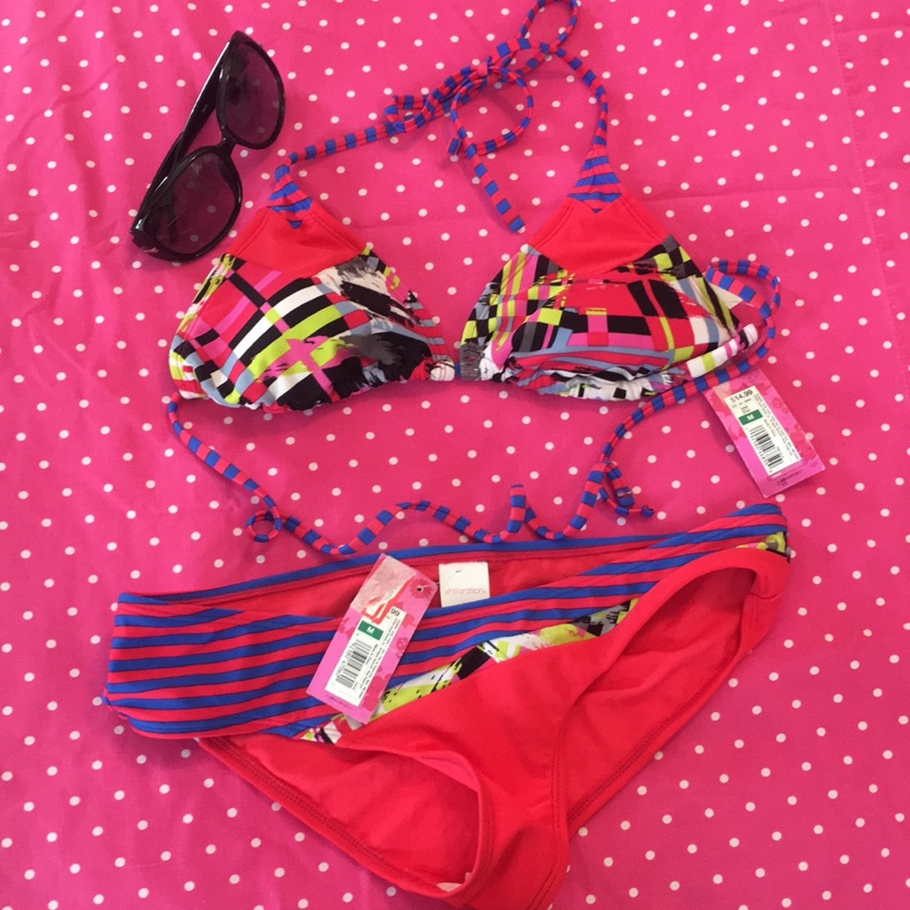SOLD! Xhilaration Sporty, Geometric Bikini!